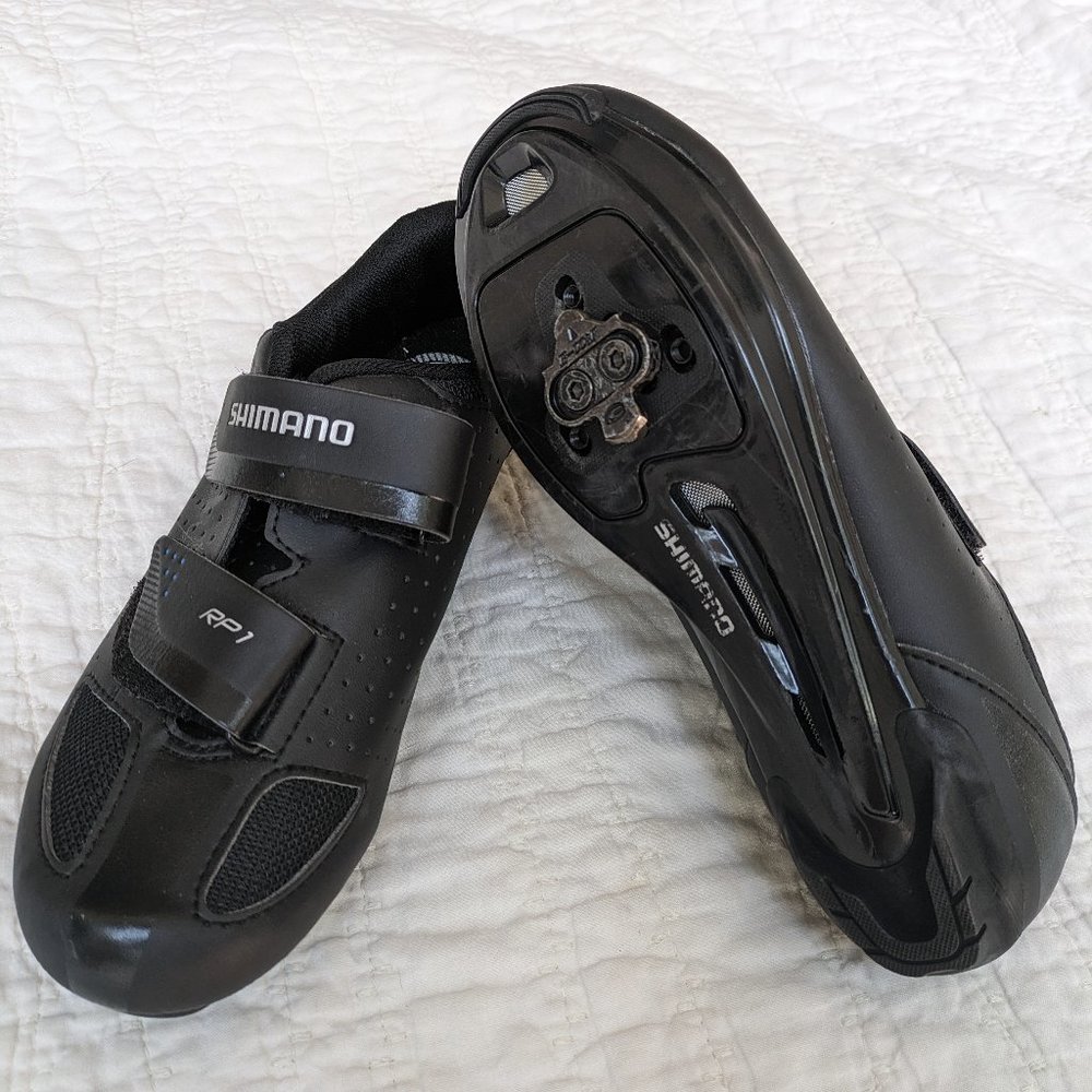 Shimano RP1 Dynalast Black Cycling Shoes - EU 39 / US 5.8